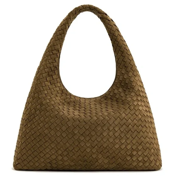 JW PEI Laura Elegant Olive green Woven Handbag - Picture 2 of 11